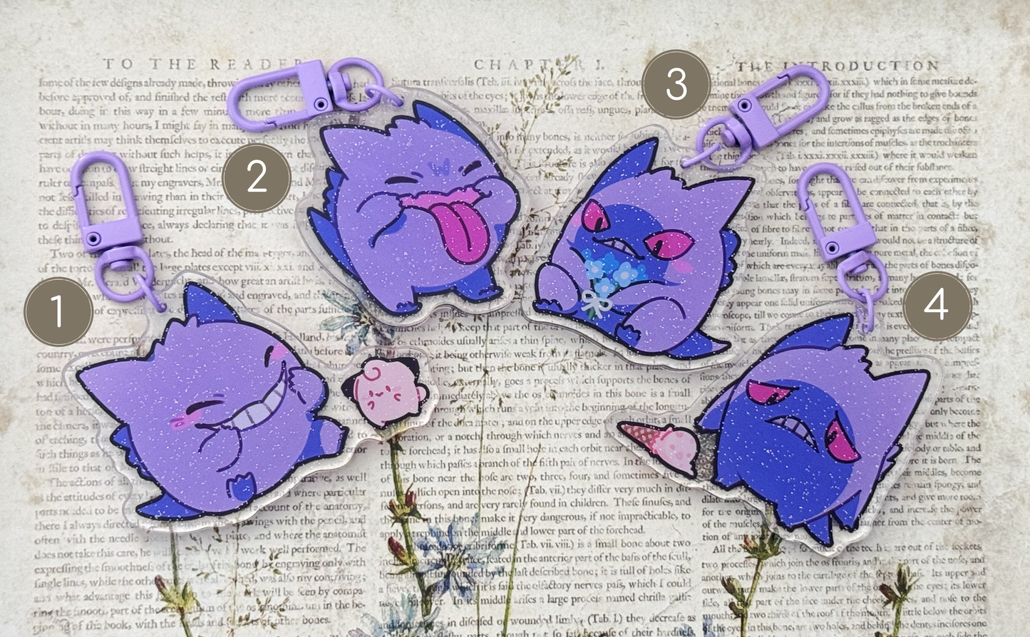 Gengar Keychains