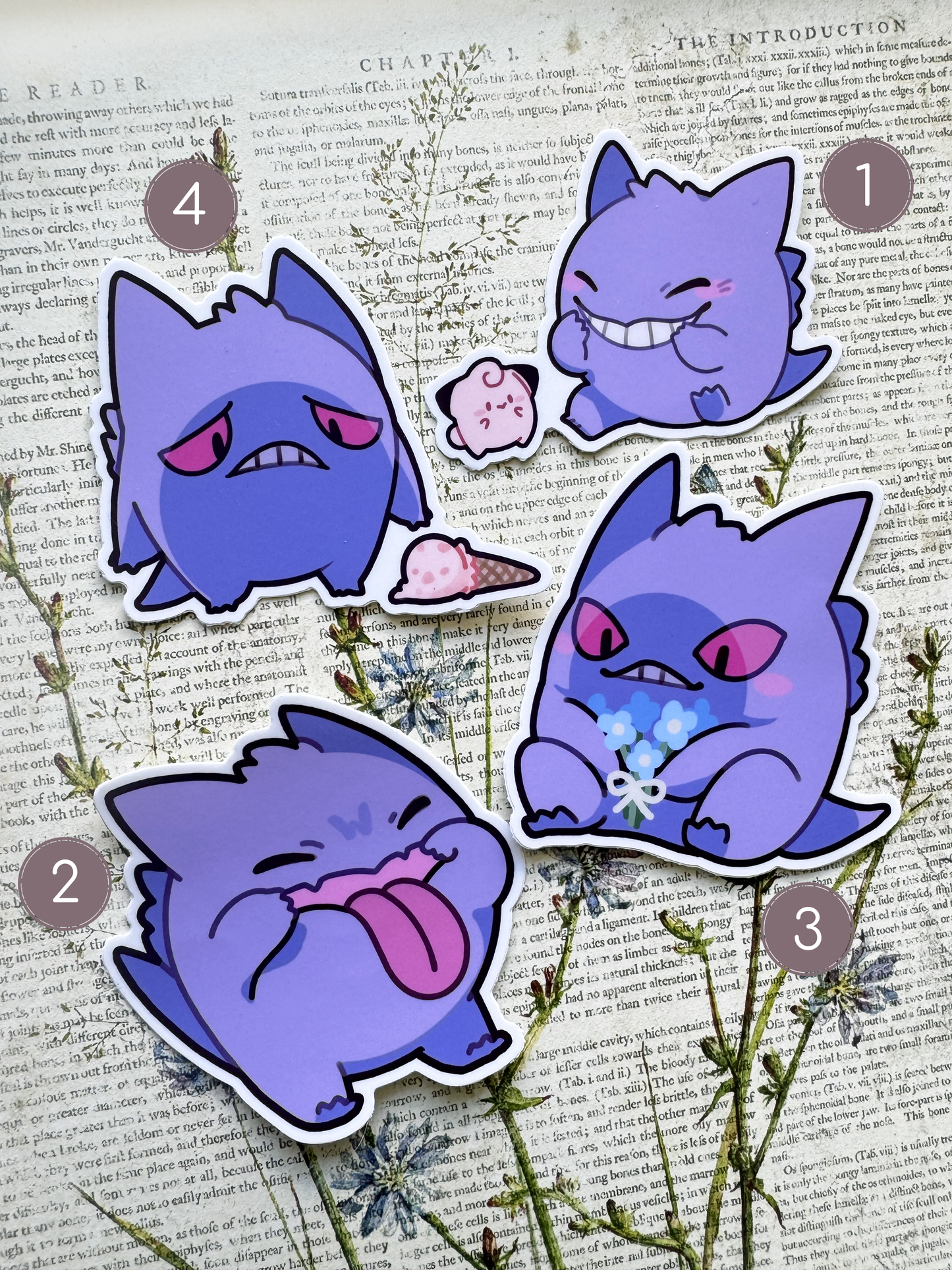 Gengar Stickers