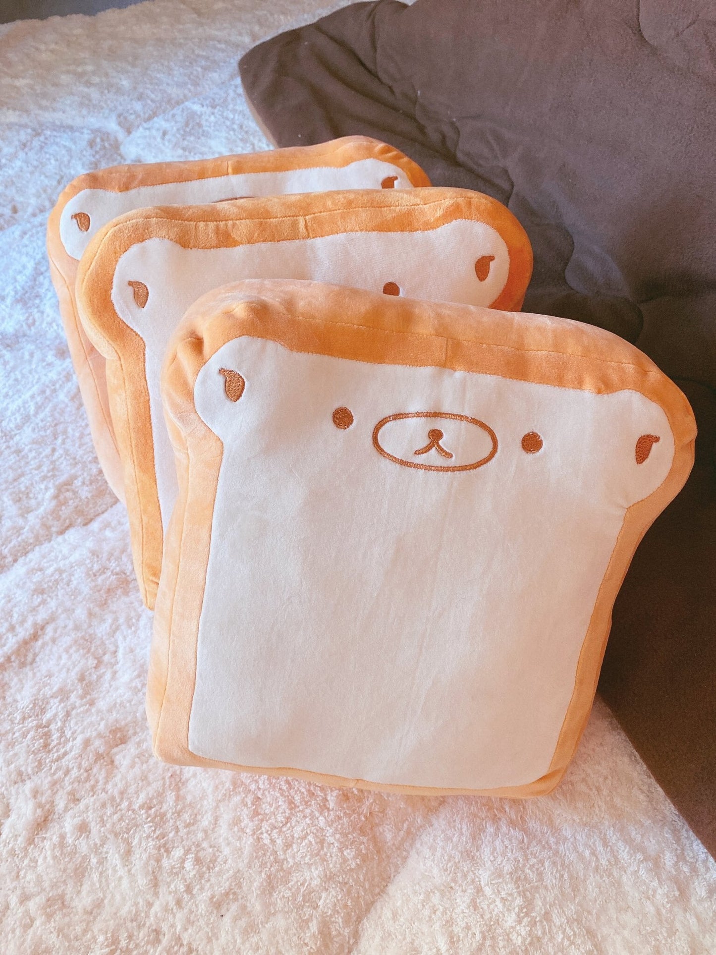 Bready Bear Pillow - fuwaffy