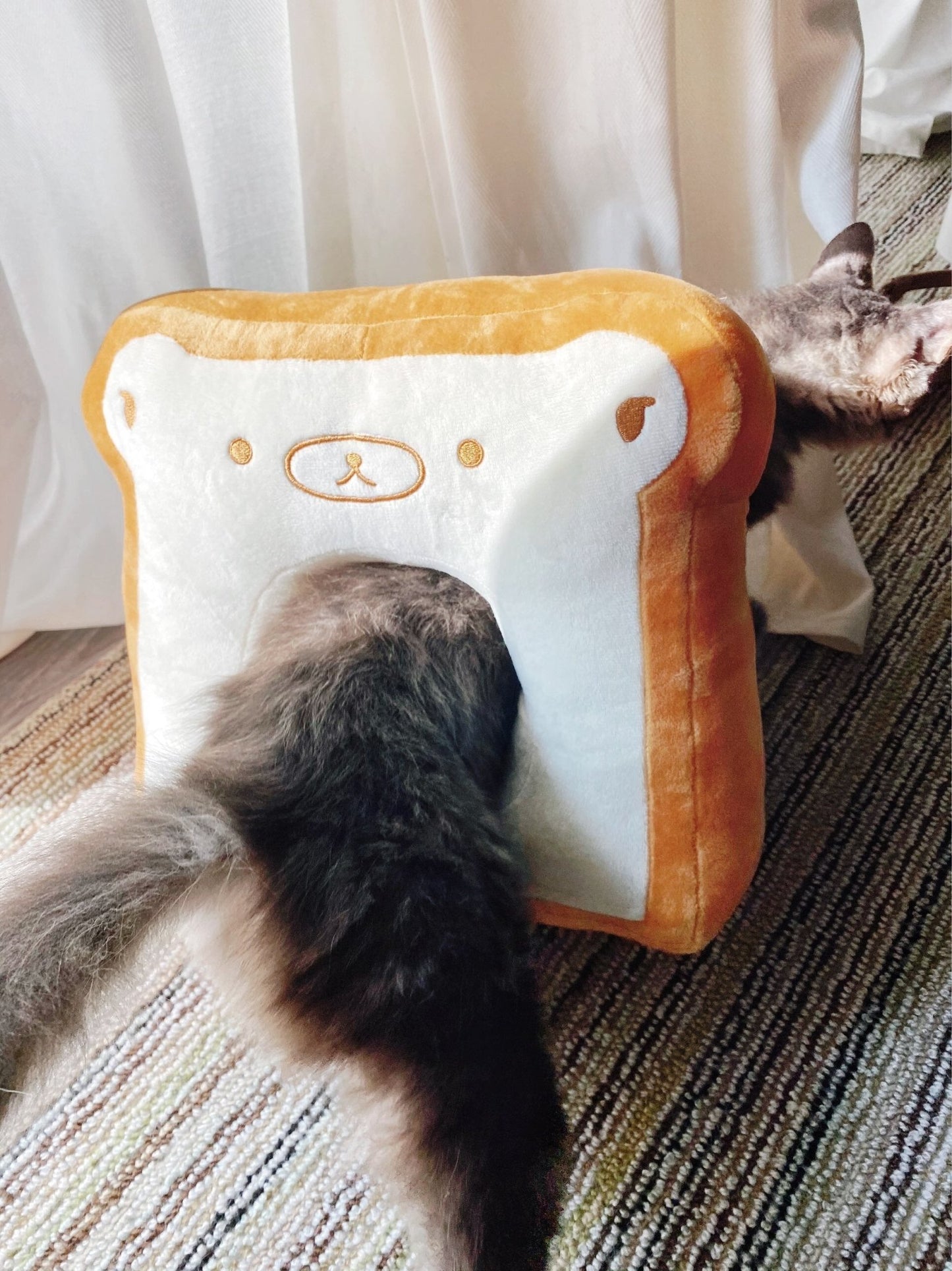 Bready Bear Pillow - fuwaffy