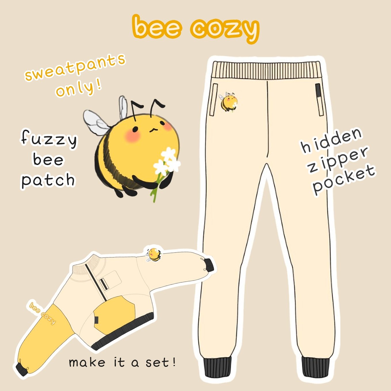Bee Cozy Sweatpants