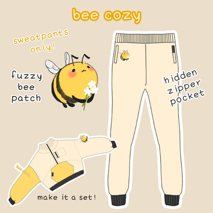 [PREORDER] Bee Cozy Sweatpants - fuwaffy